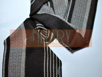 Bufanda diagonal effect en baby alpaca