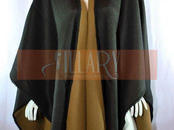 Ruana reversible en baby alpaca